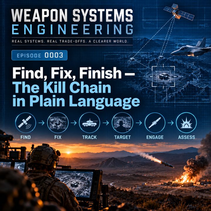 Artwork for Find, Fix, Finish — The Kill Chain in Plain Language